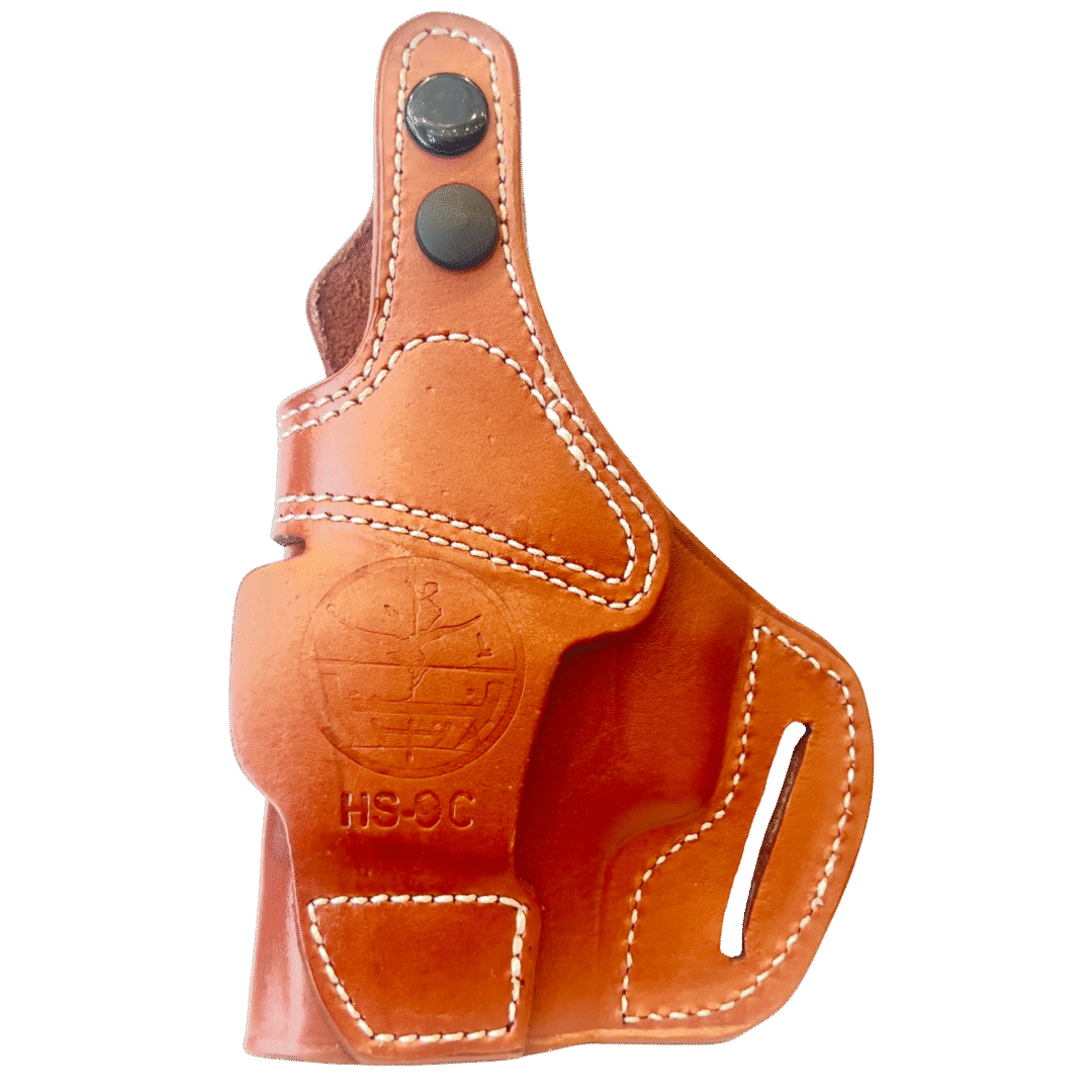 بيت مسدس من الجلد الطبيعي بقفل إبهام -هواة الصيد