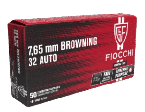 ذخيرة FIOCCHI 7.65mm FMJ بوزن 73 غرين