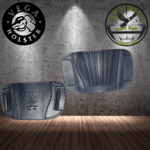 بيت مسدس جنب خارجي جلد اسود ايطالي