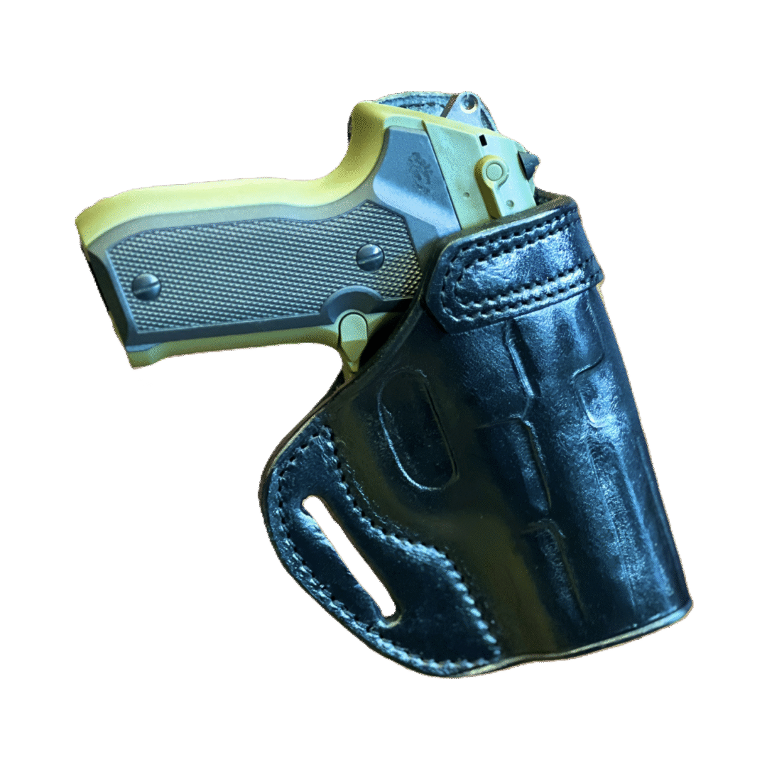 بيت مسدس من الجلد الطبيعي للحمل الخارجي OWB