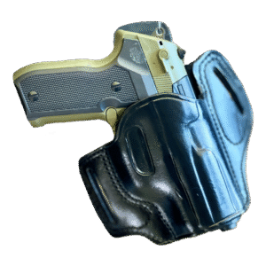 بيت مسدس من الجلد الطبيعي بأسلوب Pancake للحمل الخارجي OWB