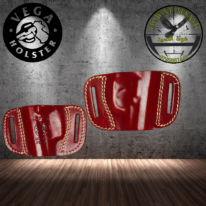 بيت مسدس مشط جنب خارجي جلد بني ايطالي