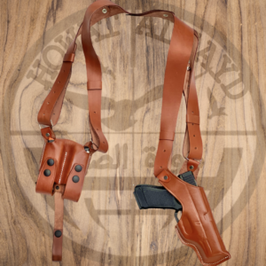 جناد عامودي جلد بني طبيعي عى الكتف