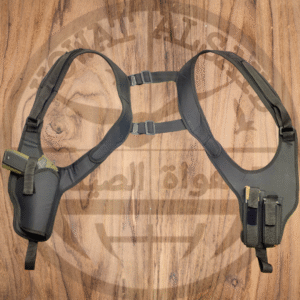 جناد كتان لمسدس ومخزنين على الكتف