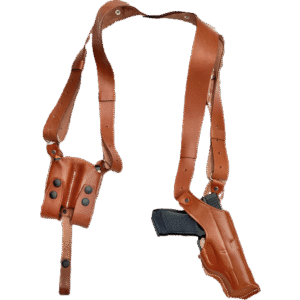 جناد كتف جلدي مع حافظة مخزنين – من هواة الصيد